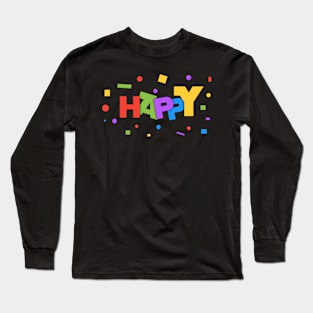 Happy Long Sleeve T-Shirt